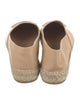Chanel Interlocking CC Logo Leather Espadrilles