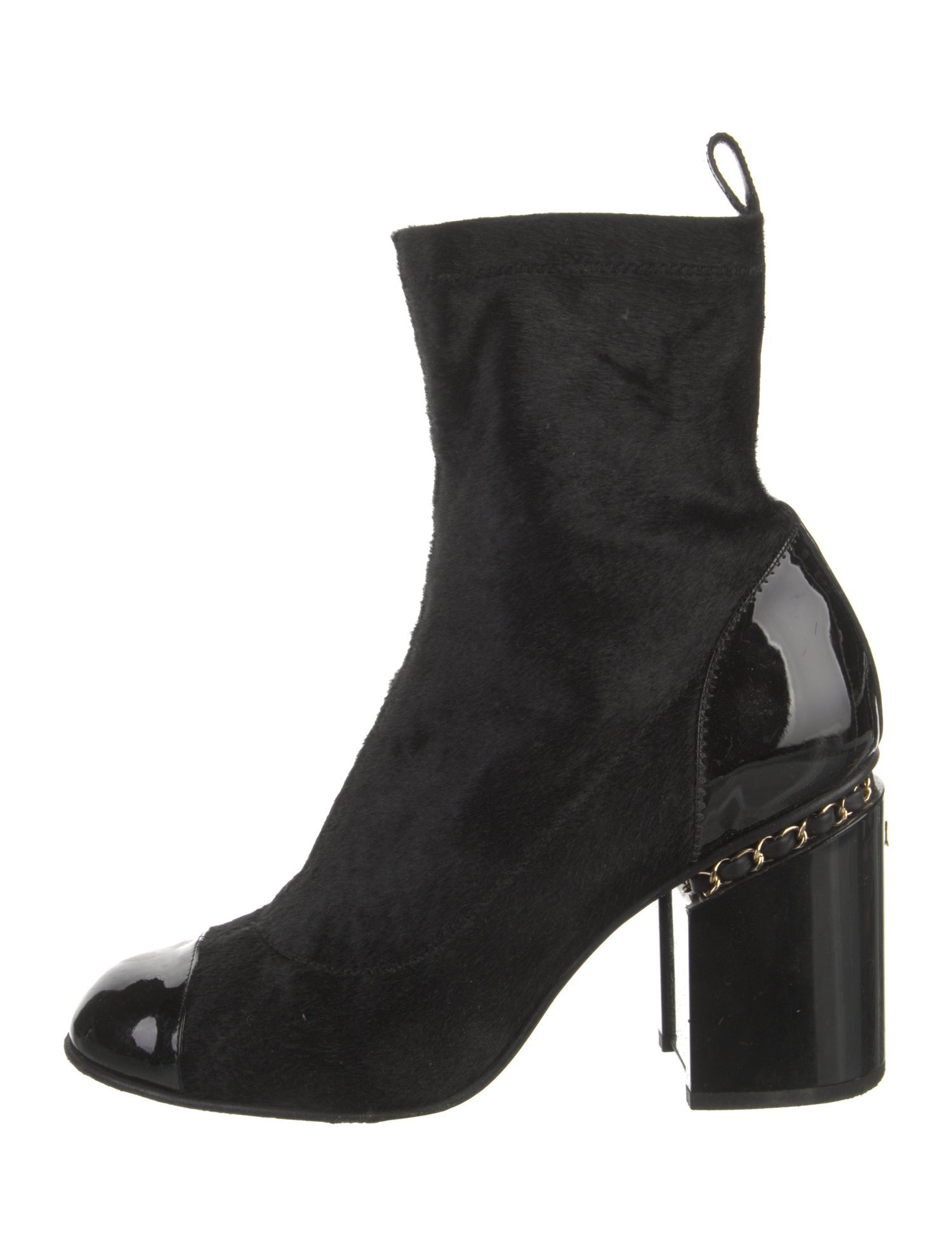 Chanel 2016 Interlocking CC Logo Sock Boots