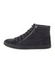 Chanel Interlocking CC Logo Suede Sneakers