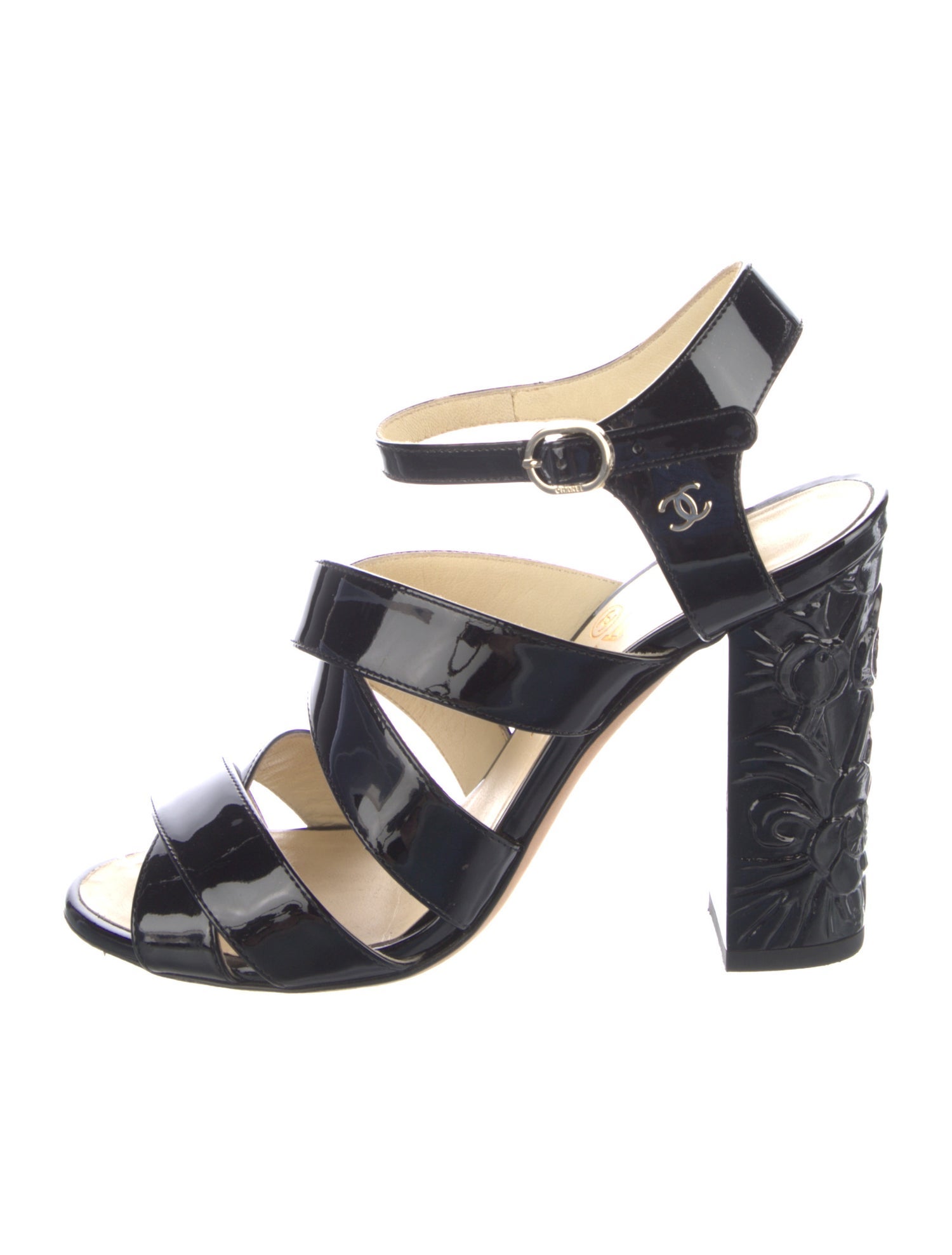 Chanel 2016 Interlocking CC Logo Sandals