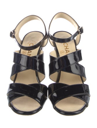 Chanel 2016 Interlocking CC Logo Sandals