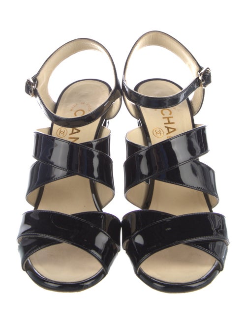 Chanel 2016 Interlocking CC Logo Sandals