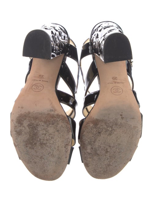 Chanel 2016 Interlocking CC Logo Sandals