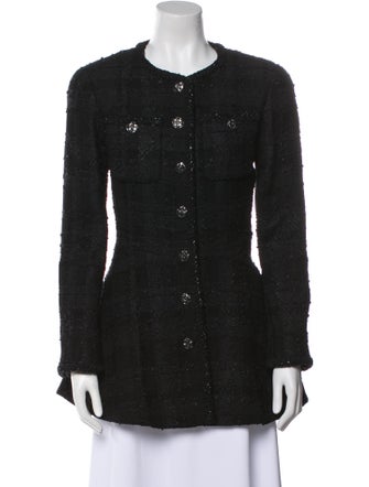 Chanel 2023 Tweed Pattern Coat