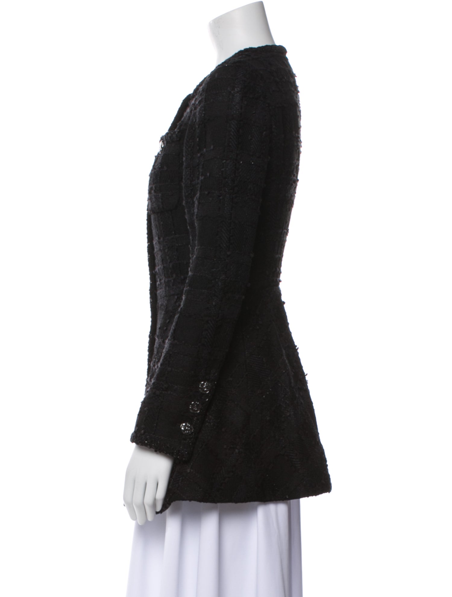 Chanel 2023 Tweed Pattern Coat