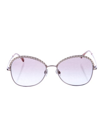 Chanel Interlocking CC Logo Cat-Eye Sunglasses