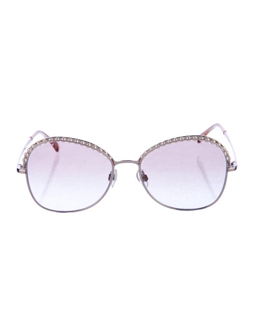 Chanel Interlocking CC Logo Cat-Eye Sunglasses