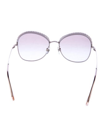 Chanel Interlocking CC Logo Cat-Eye Sunglasses