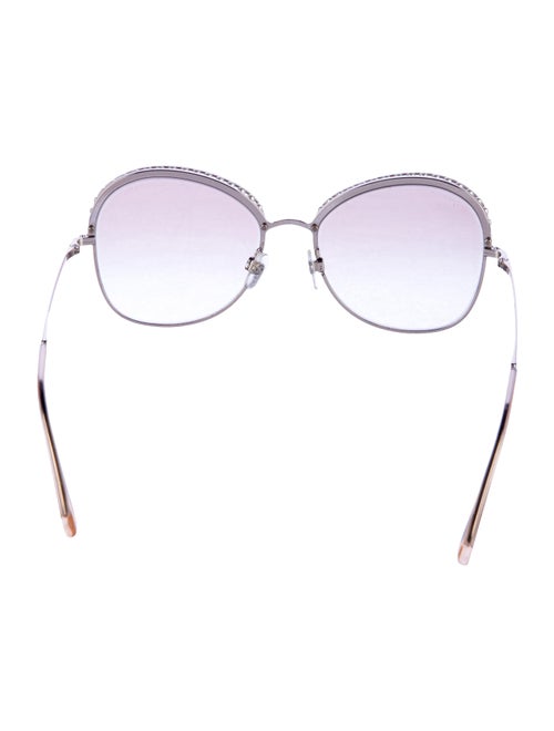 Chanel Interlocking CC Logo Cat-Eye Sunglasses