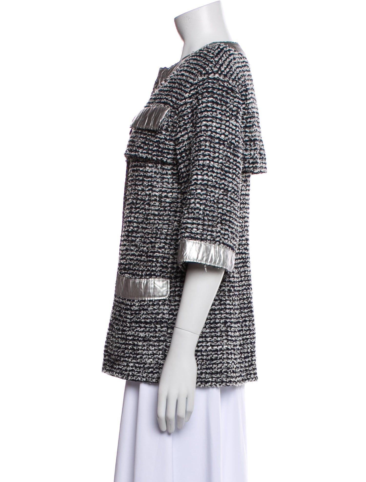 Chanel 2014 Tweed Pattern Evening Jacket