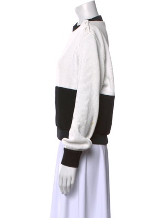 Chanel 2021 Colorblock Pattern Sweatshirt