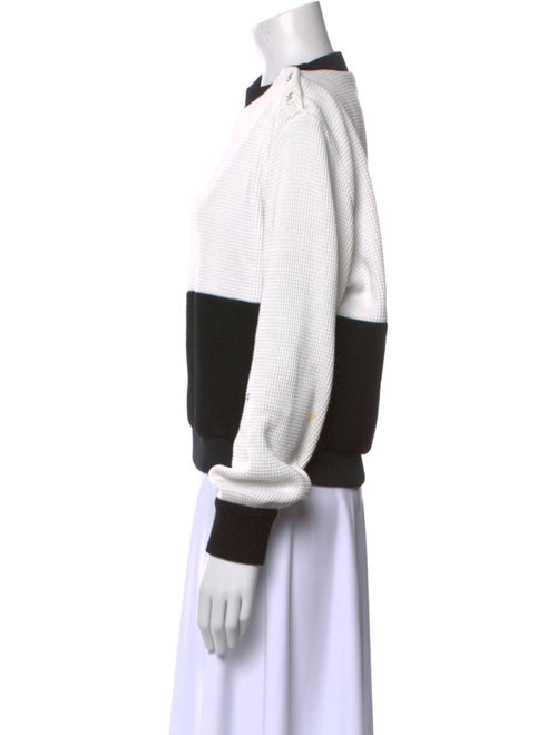 Chanel 2021 Colorblock Pattern Sweatshirt