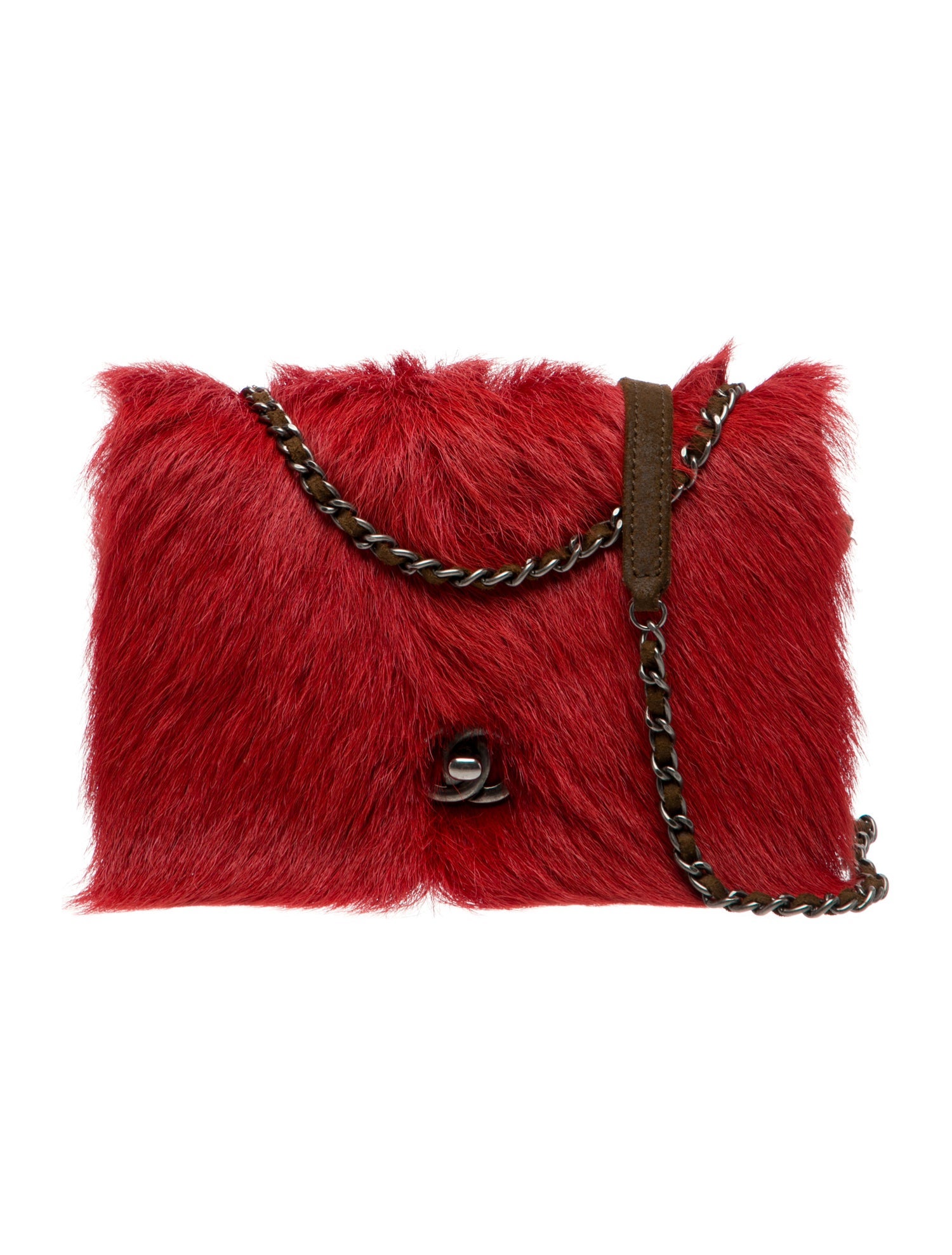 Chanel Paris-Edinburgh Fur Wallet On Chain