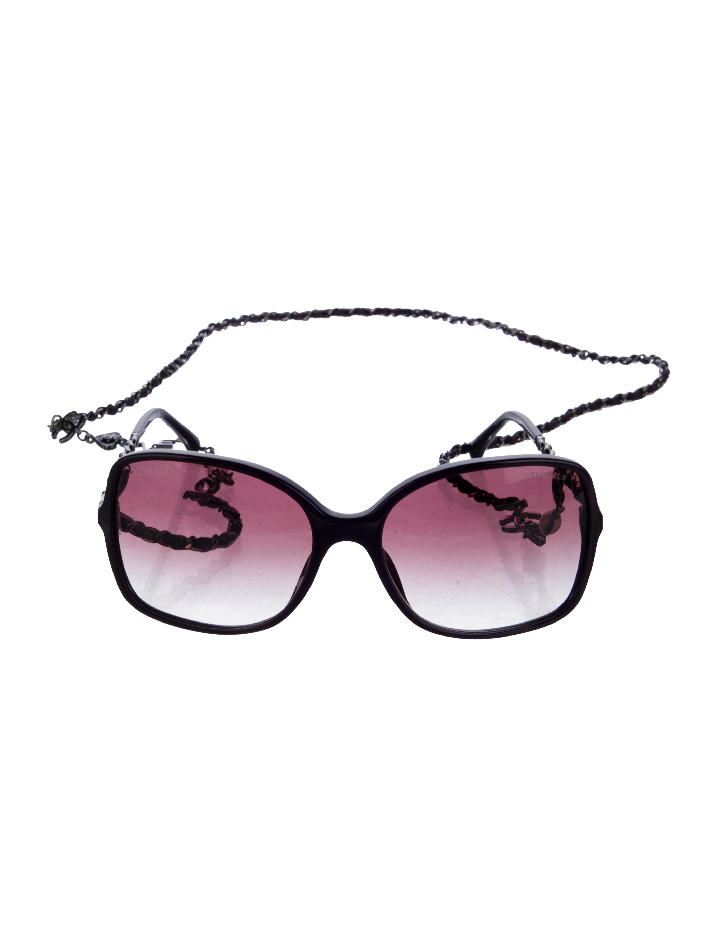 Chanel Round Gradient Sunglasses