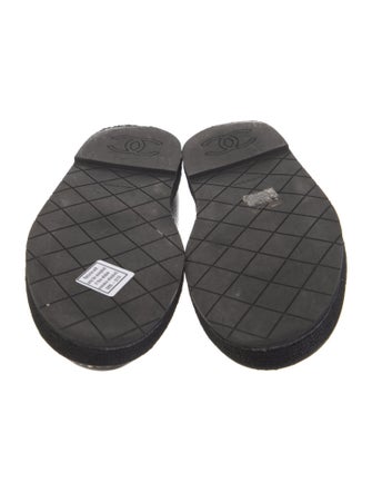 Chanel 2024 Interlocking CC Logo Mary Jane Flats