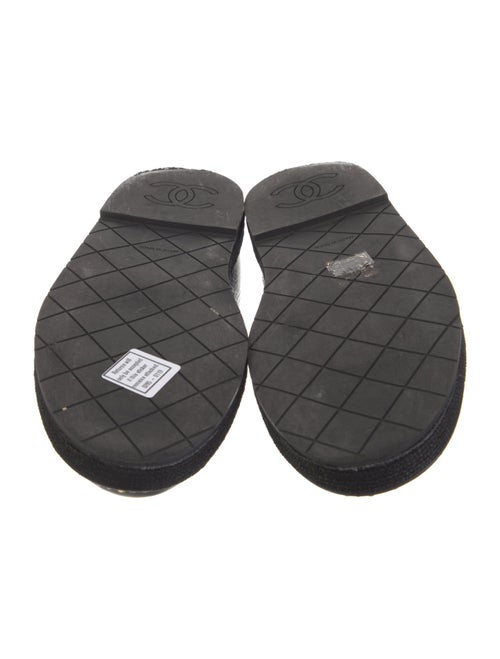 Chanel 2024 Interlocking CC Logo Mary Jane Flats