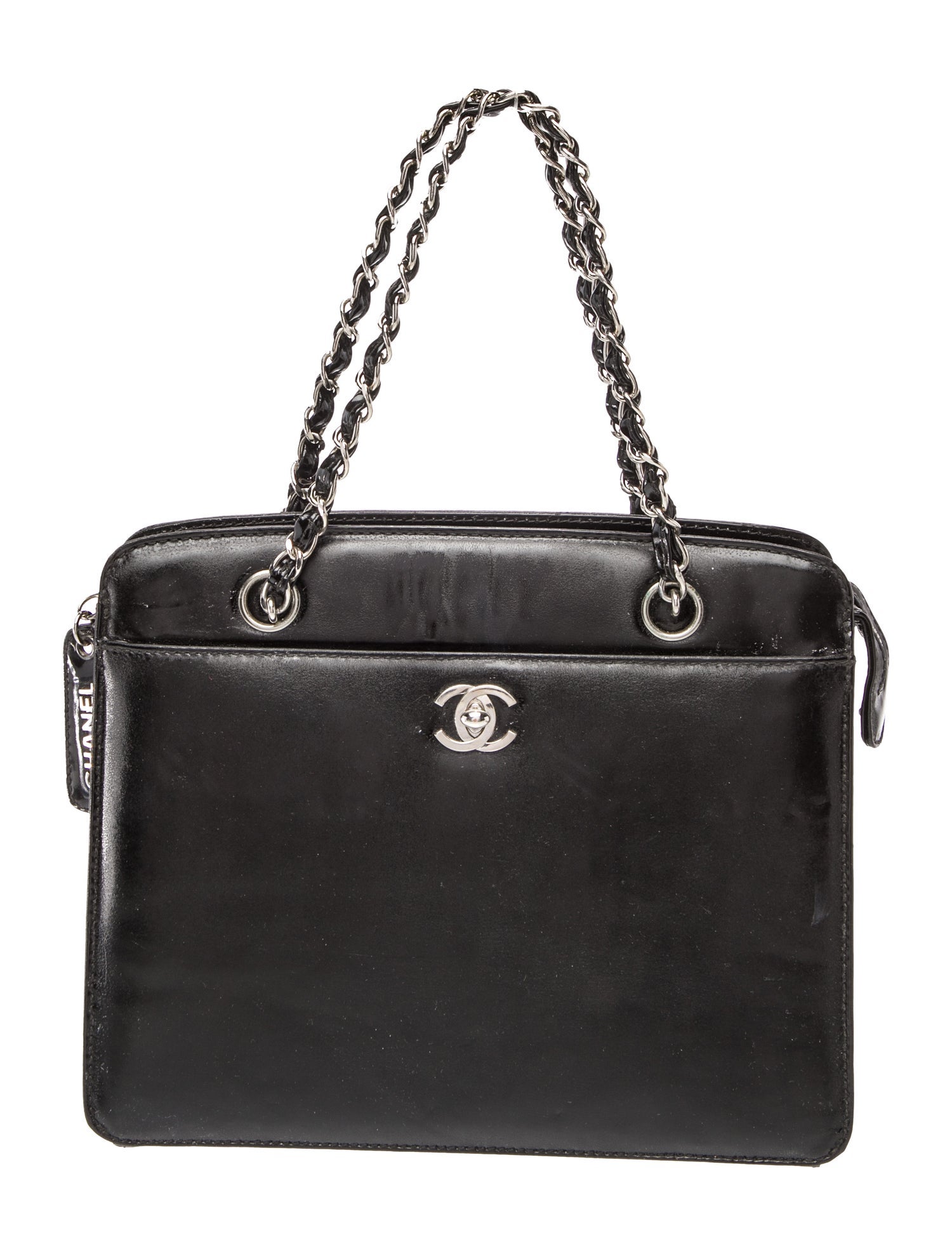 Chanel Patent CC Handle Bag