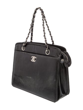 Chanel Patent CC Handle Bag