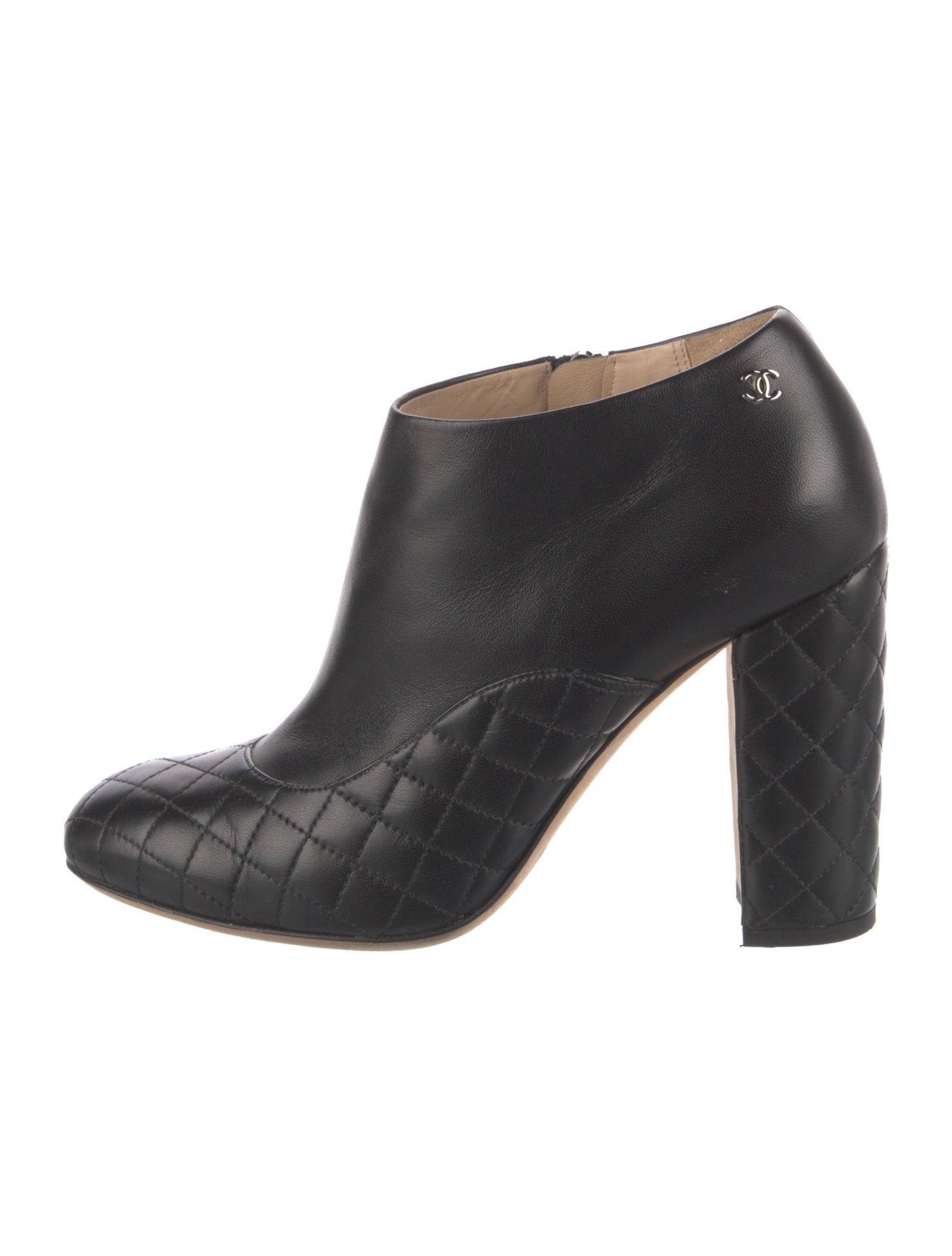 Chanel 2016 Interlocking CC Logo Boots