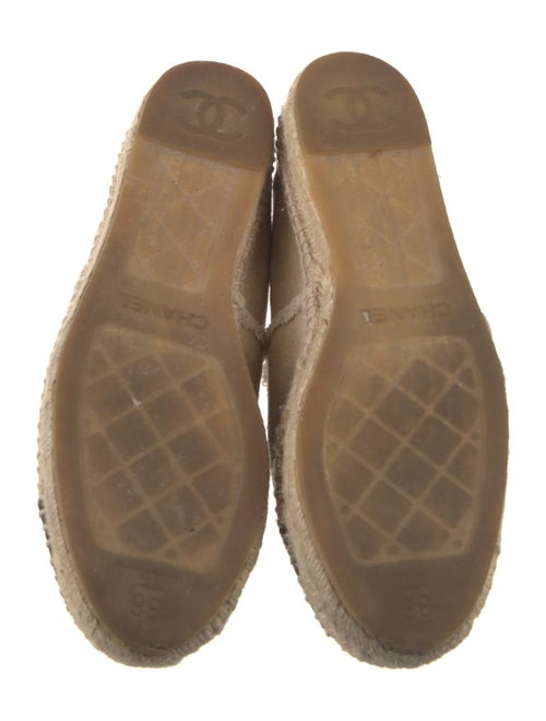 Chanel Interlocking CC Logo Canvas Espadrilles