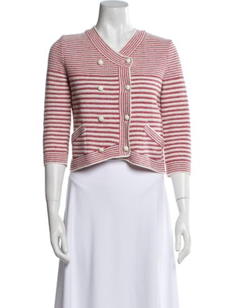 Chanel 2015 Striped Evening Jacket