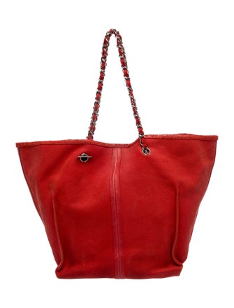 Chanel Camellia Drawstring Bag w/ Pouch