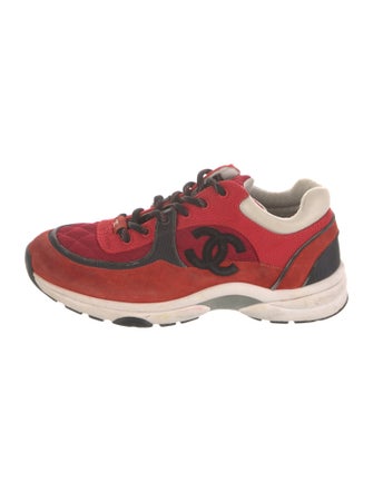 Chanel Interlocking CC Logo Mesh Sneakers