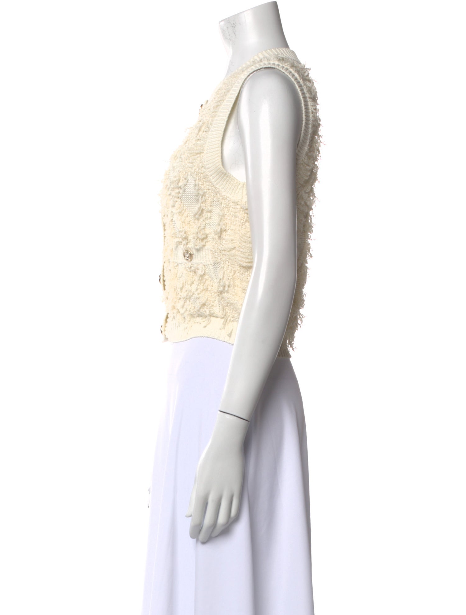 Chanel 2021 Crew Neck Crop Top