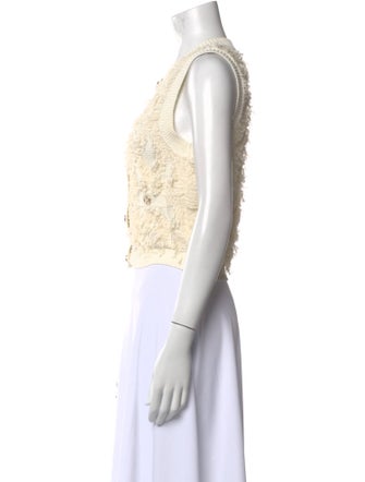 Chanel 2021 Crew Neck Crop Top