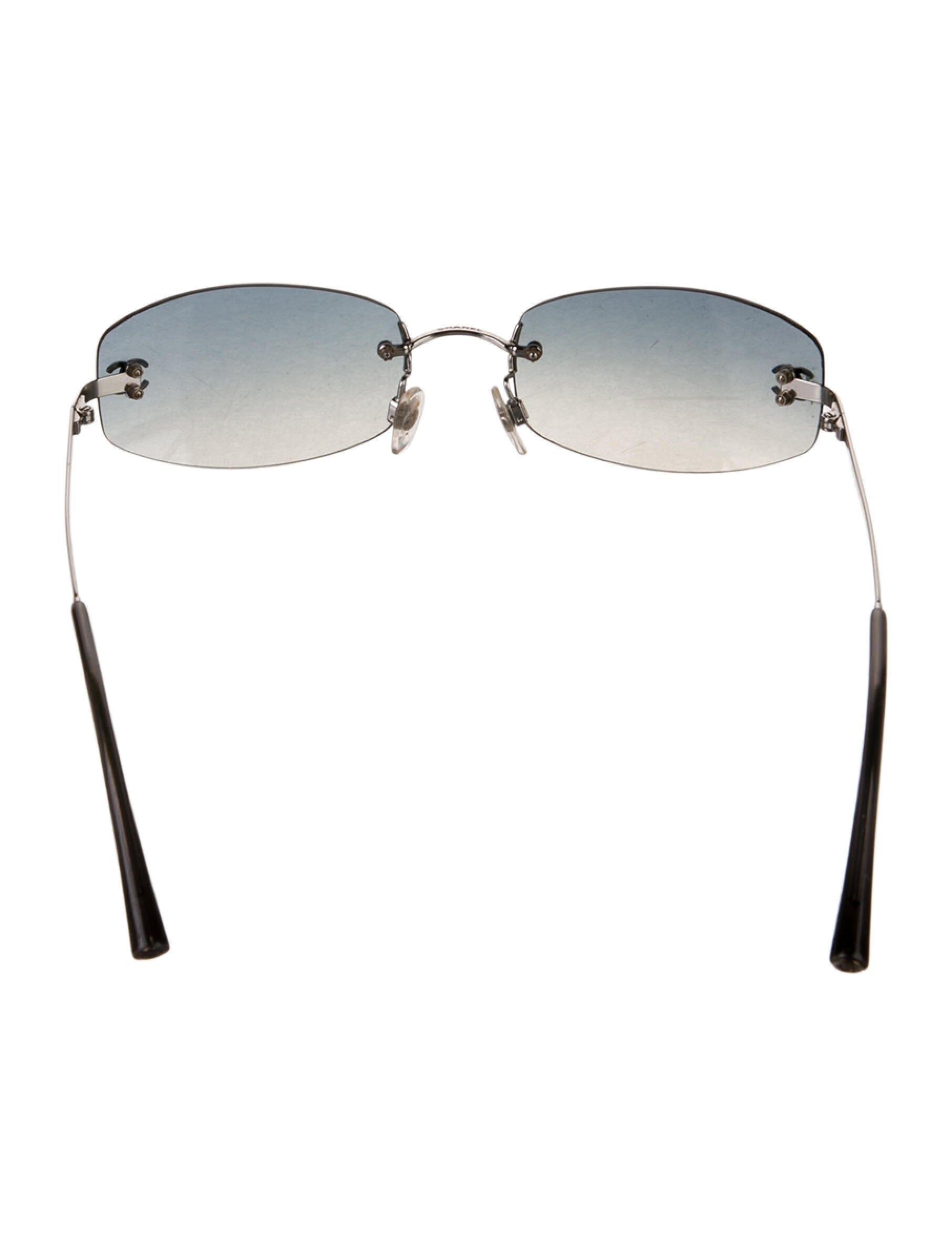 Chanel Vintage Interlocking CC Logo Sunglasses