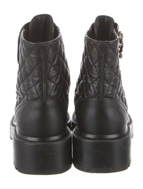 Chanel 2020 Interlocking CC Logo Combat Boots