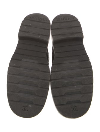 Chanel 2020 Interlocking CC Logo Combat Boots