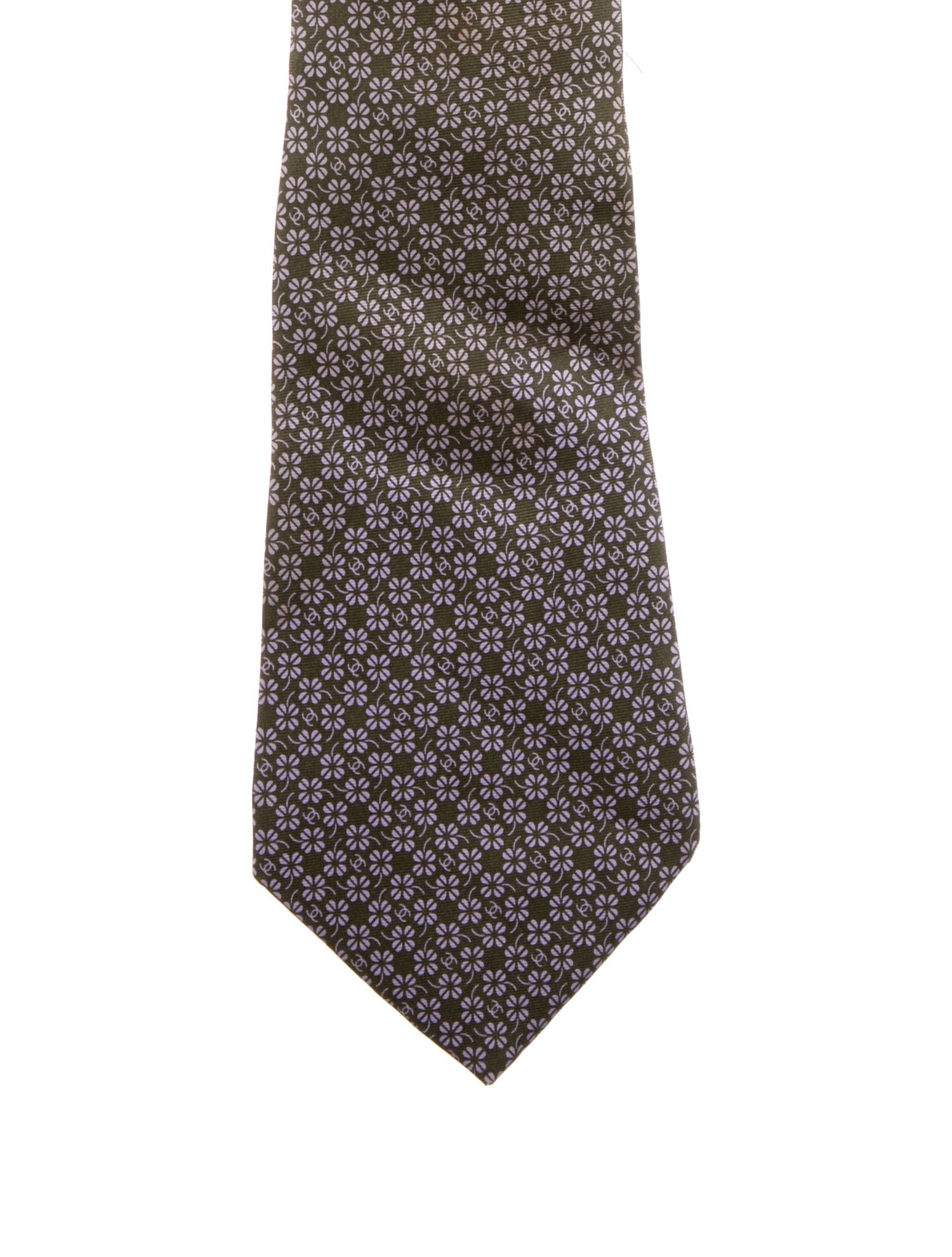 Chanel Clover CC Tie