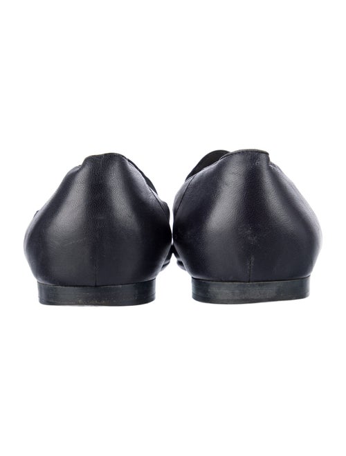 Chanel Interlocking CC Logo Leather Loafers