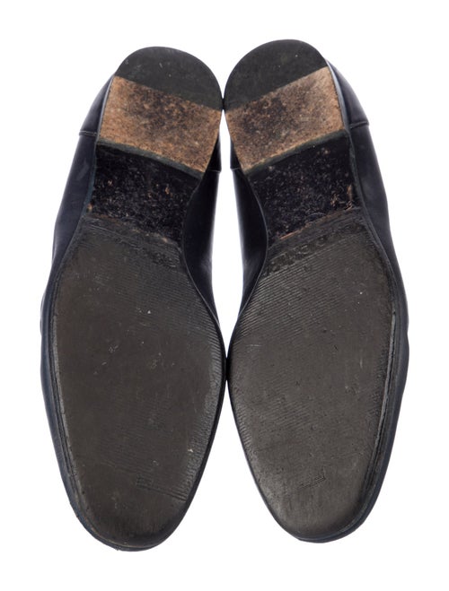 Chanel Interlocking CC Logo Leather Loafers