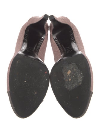 Chanel Interlocking CC Logo Glitter Accents Pumps