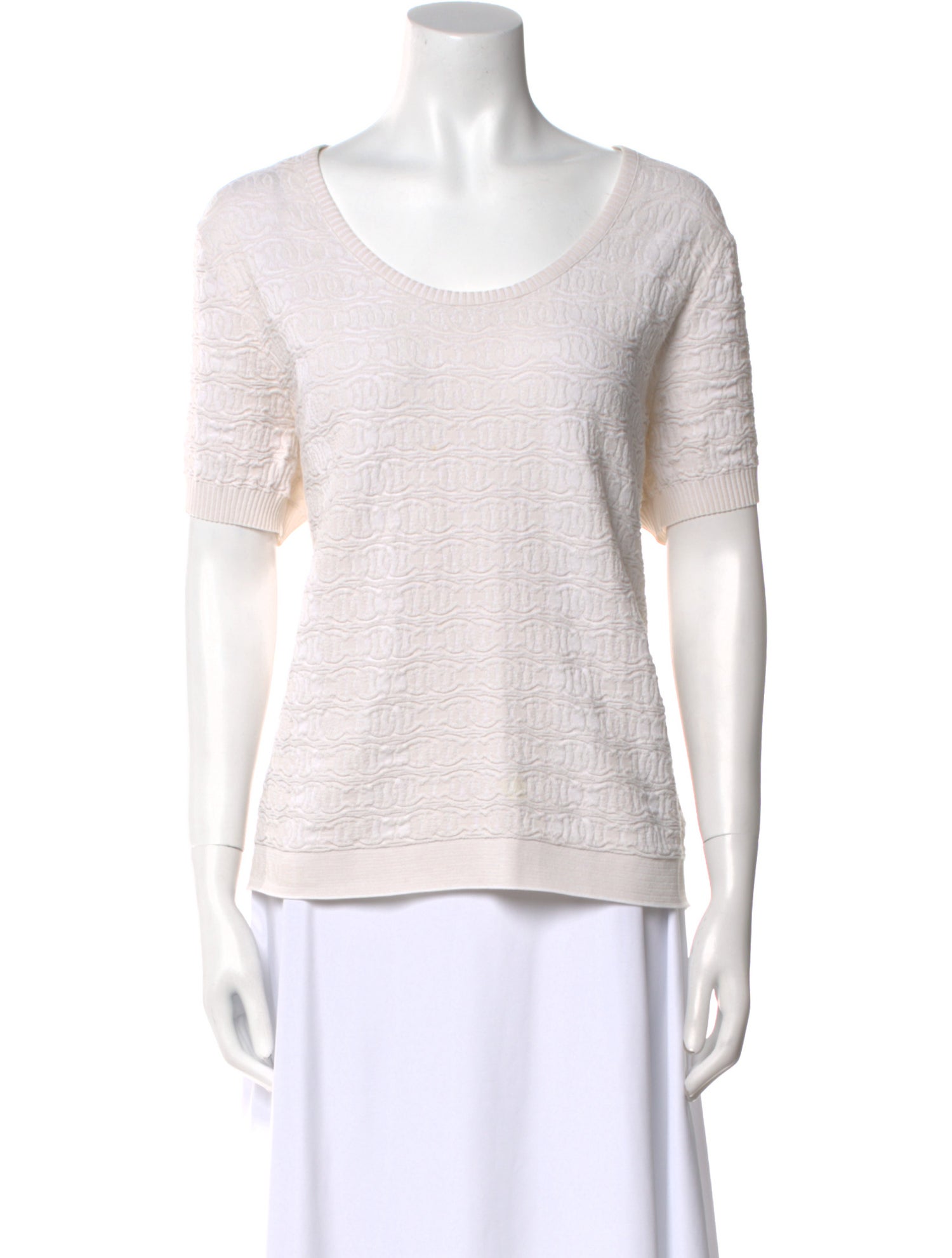 Chanel 2019 Scoop Neck T-Shirt