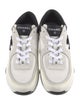 Chanel Interlocking CC Logo Leather Sneakers