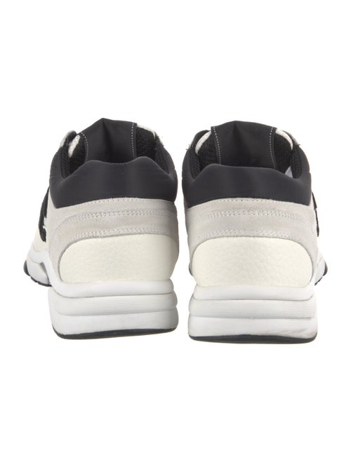 Chanel Interlocking CC Logo Leather Sneakers