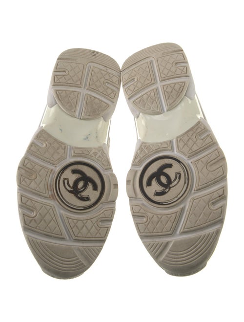 Chanel Interlocking CC Logo Suede Sneakers