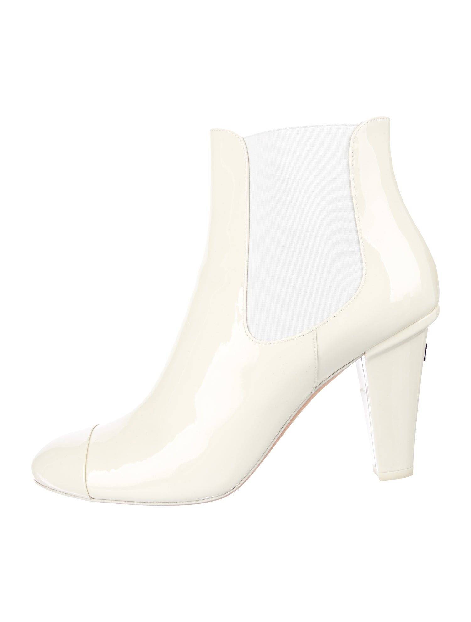 Chanel 2022 Interlocking CC Logo Chelsea Boots