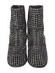 Chanel Interlocking CC Logo Tweed Chelsea Boots