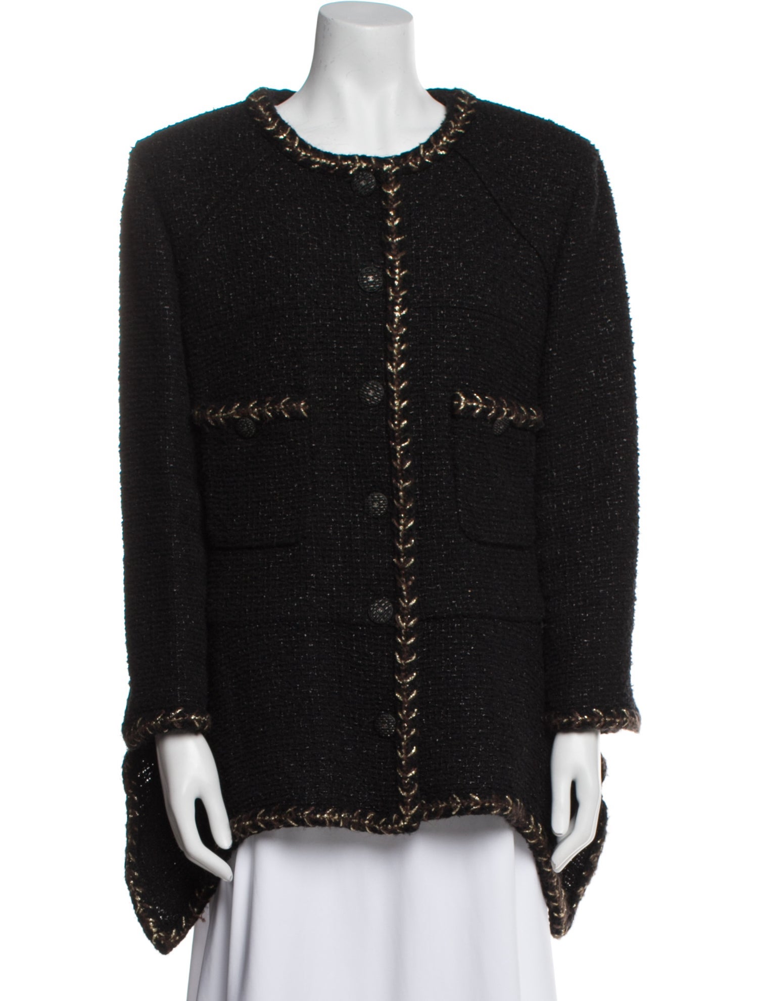 Chanel 2018 Tweed Pattern Evening Jacket