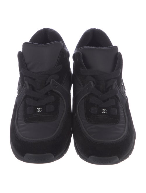 Chanel Interlocking CC Logo Nylon Sneakers