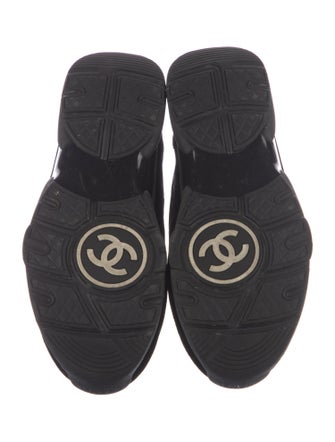 Chanel Interlocking CC Logo Nylon Sneakers
