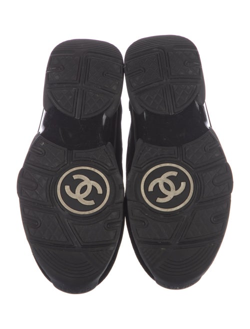 Chanel Interlocking CC Logo Nylon Sneakers
