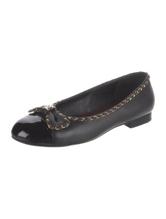 Chanel 2024 Interlocking CC Logo Ballet Flats