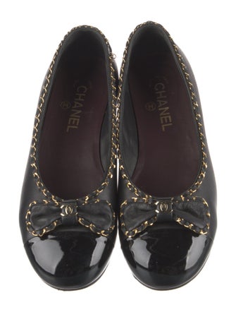 Chanel 2024 Interlocking CC Logo Ballet Flats