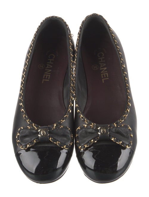Chanel 2024 Interlocking CC Logo Ballet Flats