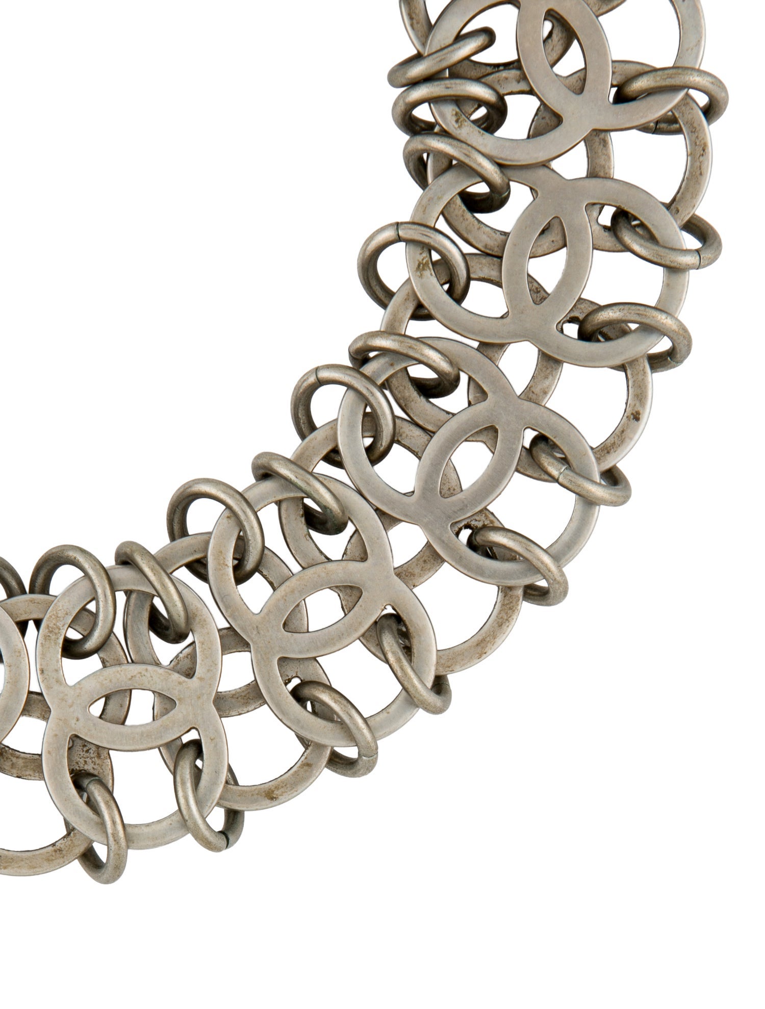 Chanel Chain Link CC Collar Necklace